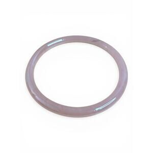 Violet Peking Glass Bangle Bracelet Polished Sleek Minimal Classic